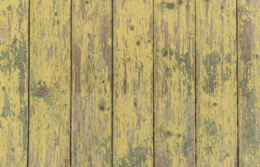 Vintage wood background yellow-green