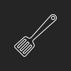 Spatula line icon