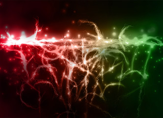 Abstract background,  Electric lighting effect