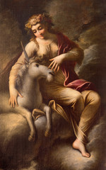 Rome - St. Apollonia in Prison painting 