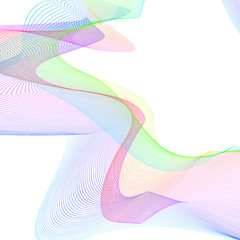 abstract stylized lines, vector