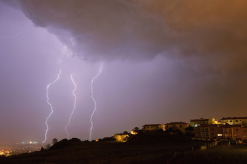 Naklejka premium lightning bolt