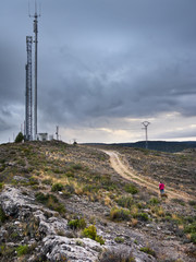 Antenas en Nuévalos. Aragón