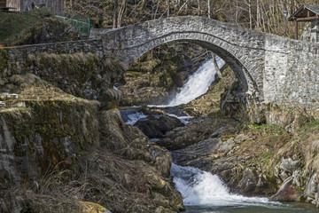 Brücke  im Val Sermenza