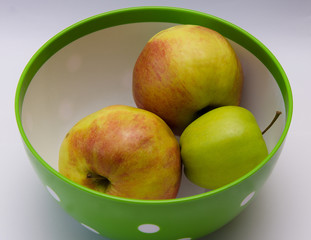 Plate with Apples