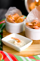 Thai Steamed shrimp .