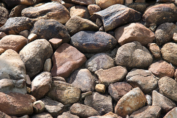 Garden waterfall rocks