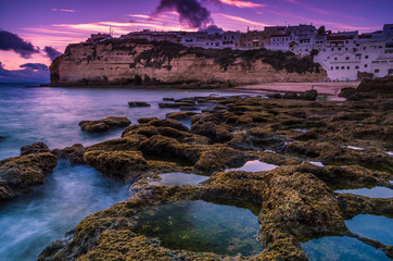 Carvoeiro small town on the Portuguese coast
