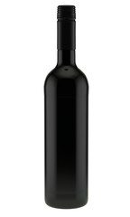 wine bottle without label