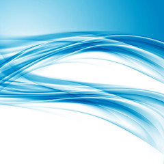 Bright blue speed stream futuristic line background