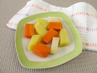 Stückchennahrung für Babys für Baby-led weaning