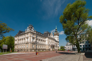Fototapeta na wymiar Town Hall in Bielsko-Biala