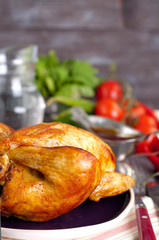 Roasted chicken