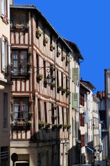 Vieux quartiers à Limoges .(Haute-Vienne)