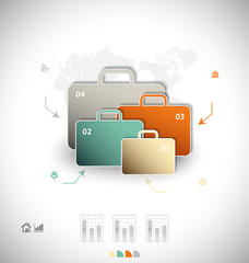 Business infographic template