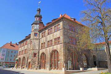 Obraz premium Nordhausen: Altes Rathaus (1610, Thüringen)