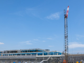 東京都中央卸売市場の豊洲新市場建設工事