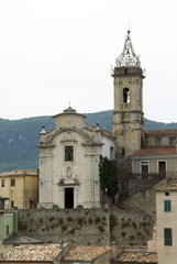 Fototapeta na wymiar Church of St. John the Apostle and Evangelist in Colledimezzo