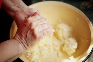 barbecue cooking on the grill