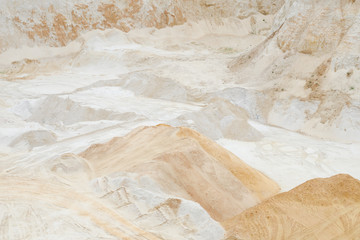 Sand pit mining industrial quartz - obrazy, fototapety, plakaty