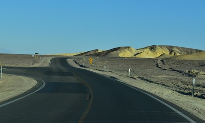 A road junction in Nevada, America.