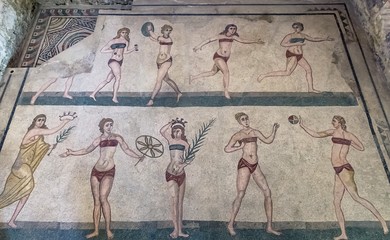 Villa romaine du Casale,Piazza Armerina,Sicile.