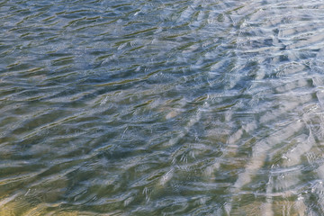 background texture of the water puddle