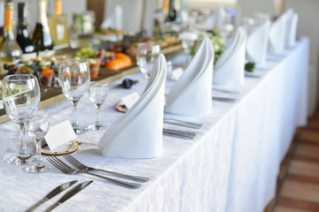 Wedding reception
