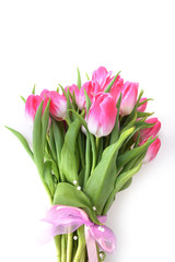 Obraz premium bouquet of pink tulips