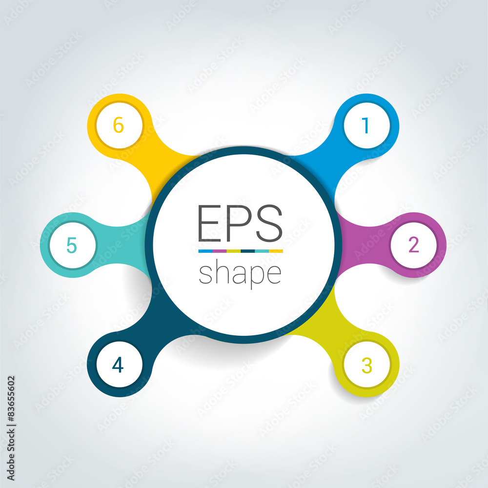 Poster flowchart diagram, scheme. infographic element.