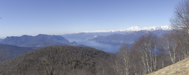 Panorama of Lake Maggiore