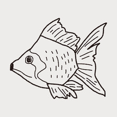 Goldfish doodle
