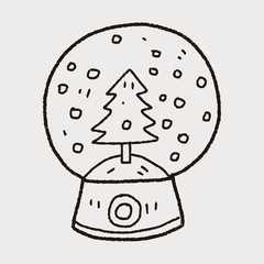 snow ball doodle