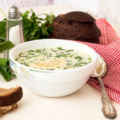 hash - a traditional Russian cold soup