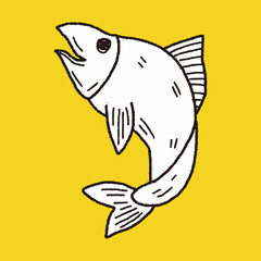 fish doodle