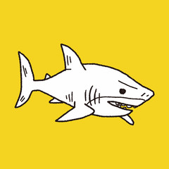 Shark doodle