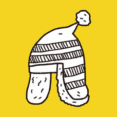 winter hat doodle