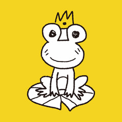 frog prince doodle