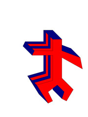 3D Symbol for a company logo