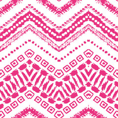 Hand drawn painted seamless pattern. Vector illustration