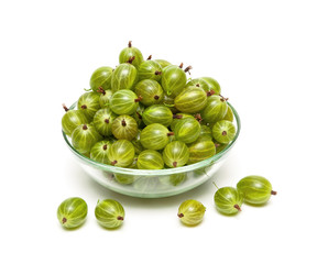 gooseberries isolated on a white background