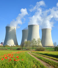 Nuclear power plant Temelin in Czech Republic Europe