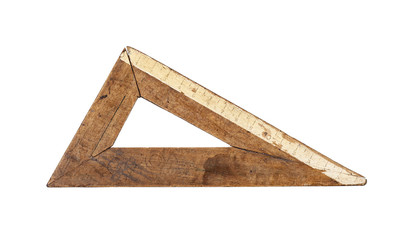 Old wooden triangle