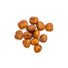 hazelnuts isolated 
