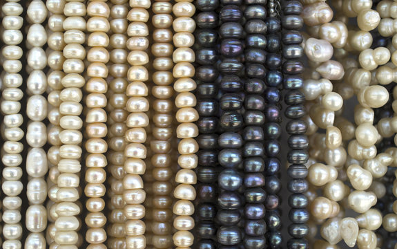 Many  Necklaces Of  Pearl