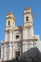 Fototapeta premium Monastic church of Saint Anne. Cagliari, Sardinia
