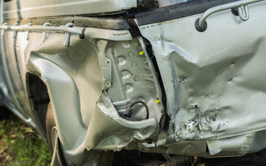 Details of a car an accident