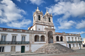 Fototapeta na wymiar Nazaré, Portugal, the church