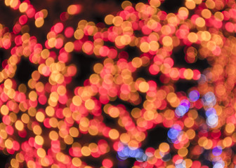 Bokeh light and blur background.
