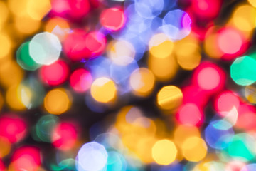 Bokeh light and blur background.